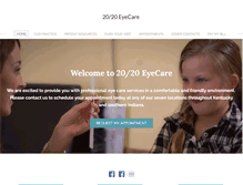 Tablet Screenshot of 2020icare.com